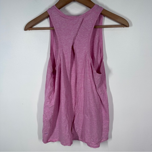 Lululemon All Tied Up Tank Top Pima Cotton Size 4 Pink - Picture 3 of 5
